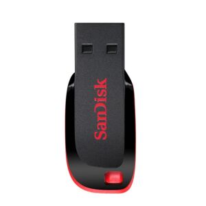 SANDISK 32GB Cruzer Blade SDCZ50-032G-B35 USB 2.0 Kırmızı/Siyah Flash Bellek