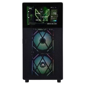 POWERBOOST PB-P4367BB LCD Mesh Panel Gaming Mid-Tower PC Kasası