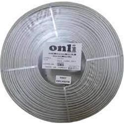 Onli  ON-4140 4+1 1x0,50 mini Coax 2x0,50mm 100 metre CCA Kamera Kablosu
