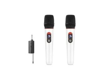 Hadron HDX2791B Beyaz  Kablosuz (WIRELESS) 2Lİ Mikrofon