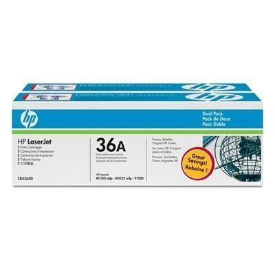 CB436AD No 36A 2'li Paket Siyah 2000 Sayfa Lazer Toner
