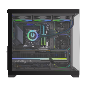 BITFENIX 850W 80+ BRONZE LEO BFC-LEO85KKGKK-4A 4-ARGB Fanlı Gaming Mid-Tower PC Kasası