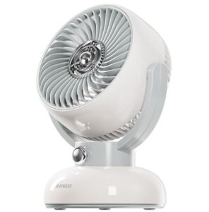 Everest EFN12 Krem 1200mAh 3 Hız Kademe Led Işıklı Retro Masaüstü Usb Fan
