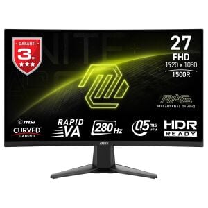 MSI 27 VA MAG 276CXF 0.5MS 280HZ HDMI-DP Kavisli Gaming Monitör 1920x1080