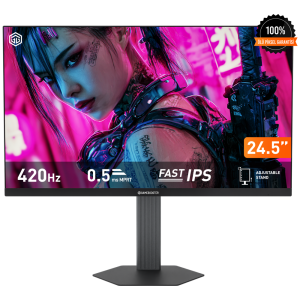 GAMEBOOSTER 24.5 FAST IPS ATLAS EF42 0.5MS 420HZ HDMI-DP Pivot Gaming Monitör 1920x1080