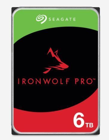 ST6000NT001 IronWolf Pro 6 TB Kurumsal NAS Dahili Sabit Disk HDD CMR 3.5'' SATA 6 Gb