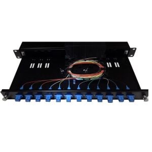 AGER 12port AG-FO01U12SCD-A-S1-01U Fiber Optik Kutu Siyah