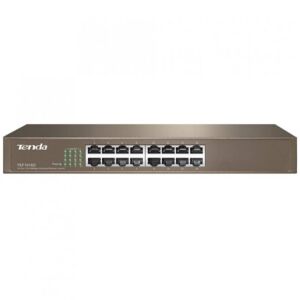 TENDA 16port 10/100Mbps Yönetilemez Raf Tipi Switch TEF1016D