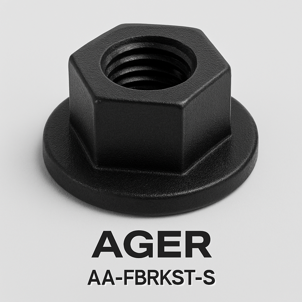 AGER AA-FBRKST-S Fiber Optik Kaset Bağlantı Somunu Siyah