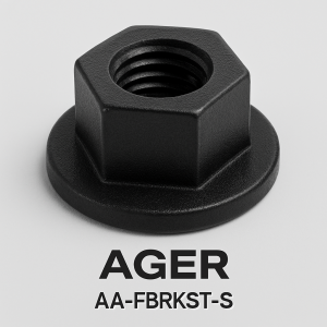AGER AA-FBRKST-S Fiber Optik Kaset Bağlantı Somunu Siyah