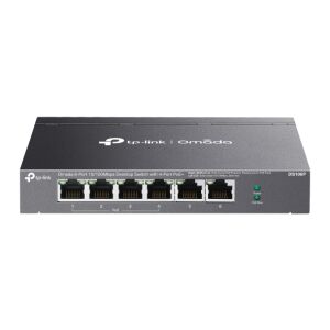 OMADA 5port/4port PoE 67w 10/100 Yönetilemez Switch DS106P