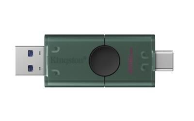 Kingston DTDEG2-256GB 256GB USB-A + USB-C 3.2 Gen 1 DataTraveler DuoG2 Flash Bellek