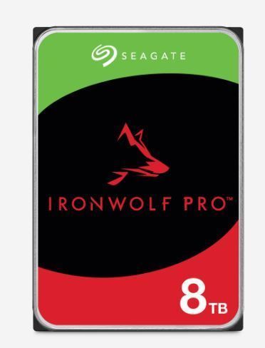ST8000NT001 IronWolf Pro 8 TB Kurumsal NAS Dahili Sabit Disk HDD CMR 3.5'' SATA 6 Gb
