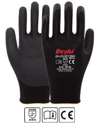Beybi B-FLEX120 9Beden 12li Micro Köpük Nitril Eldiven (4131X)