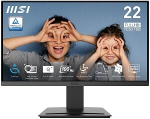 MSI 21.45 VA PRO MP223 E2 1MS 100HZ HDMI Ev Ofis Monitörü 1920x1080