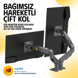 NORTH 27  NB-F160 Amortisrl 2-kollu Monitr Ask� Aparat�