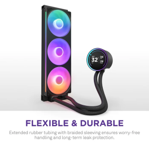 NZXT 360MM LCD KRAKEN ELITE 360 RGB v2 RL-KR36E-B2 AM5-1851p Sıvı Soğutmalı İşlemci Fanı