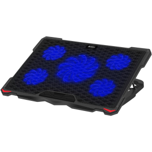 GAMEBOOSTER 15.6 GB-NS04 Wind Fan Hız Ayarlı, Yükseklik Kademeli, Mavi LED Aydınlatmalı, 2x USB Hub Portlu Notebook Soğutucu