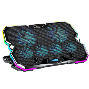 GAMEBOOSTER 17 GB-NS10 Hurricane Fan/RGB Kontrollü 2x USB Portlu Notebook Soğutucu