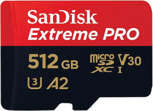 SANDISK 512GB EXTREME PRO SDSQXCD-512G-GN6MA A2 200MB/s MicroSD Hafıza Kartı