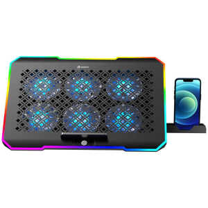GAMEBOOSTER 17 GB-NS61 Storm Fan/RGB Kontrollü 2xUSB Portlu Notebook Soğutucu