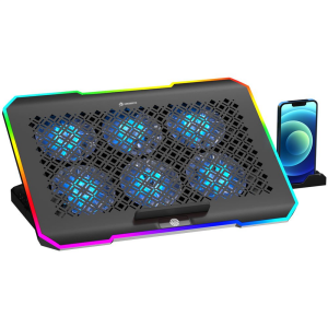 GAMEBOOSTER 17 GB-NS61 Storm Fan/RGB Kontrollü 2xUSB Portlu Notebook Soğutucu