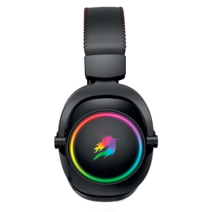 GAMEBOOSTER WBH44 RGB Wireless 2.4G+BT Siyah Oyuncu Kulaklığı