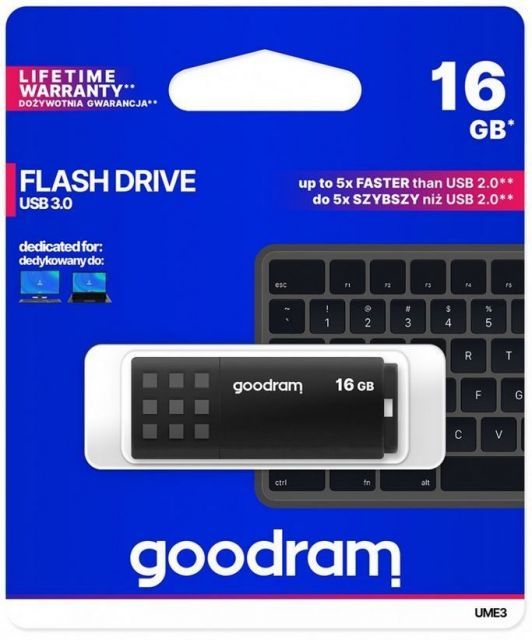 UME3-0160K0R11 16 GB UME3 BLACK USB 3.0