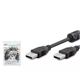 Hadron Hdx7532 Usb To Usb Kablo 1.5M Siyah