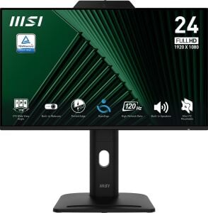 MSI 23.8 IPS PRO MP242PMG 1MS 120HZ HDMI-DP Pivot Kurumsal Monitör 1920x1080