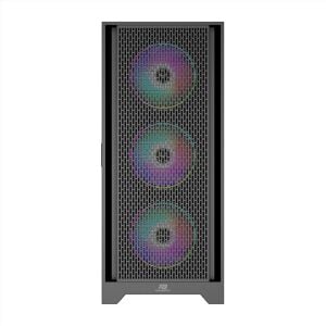 PowerBoost PB-PS5846B 600W ATX USB 3.0 Rainbow Fanlı Mesh Gaming Siyah Kasa