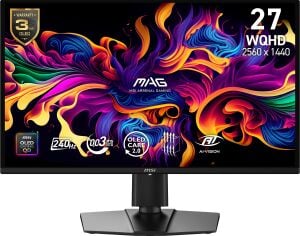 MSI 26.5 MAG 274QP QD-OLED X24 0.03MS 240HZ HDMI-DP Gaming Monitör 2560x1440