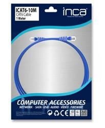 INCA ICAT6-10M 1  Metre Gri Kablo