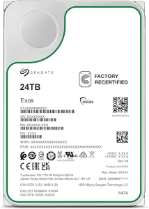 SEAGATE 3.5 24TB EXOS ST24000NM000H 7200 RPM 512MB SATA-3 Enterprise Güvenlik ve Nas Diski