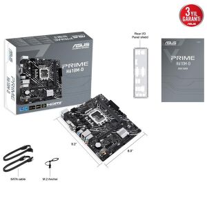 ASUS PRIME H610M-D DDR5 HDMI PCIE 4.0 1700p mATX