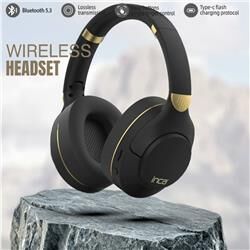 Inca IBK-503S Siyah 5.3 Bluetooth Wireless Kulaklık Micro Sd Kulaklık 400mah Type-c To USB