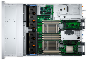 DELL POWEREDGE R760XS SPL2 SILVER 4510-128GB DDR5 RDIMM-480GB+4X960GB SSD-2x1100w Rack Sunucu