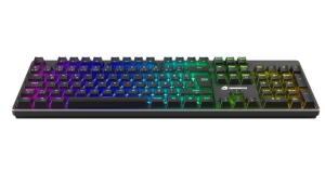 GAMEBOOSTER G24B Enigma Rainbow Aydınlatmalı Red Switch Mekanik Siyah Oyun Klavyesi