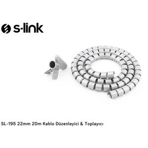 S-LINK SL-195 Gri Kablo Düzenleyici & Toplayıcı