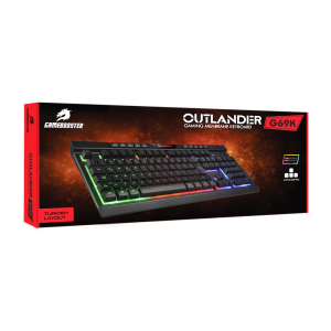 GAMEBOOSTER G69K Outlander Rainbow Aydınlatmalı Membrane Oyun Klavyesi