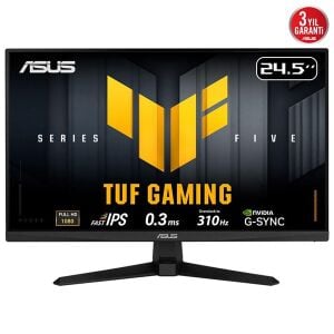 ASUS 24.5 FAST IPS TUF GAMING VG259QMR5A 0.3MS 310Hz HDMI-DP Gaming Monitör (1920 X 1080)
