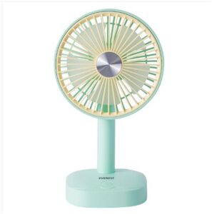 Everest EFN-510 Yeşil- Sarı 1200mAh 5 İnç 3 Hız Kademeli Dönebilen Masaüstü Usb Fan