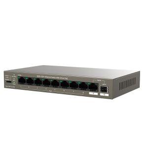 TENDA 8port PoE 102w 1-SFP Gigabit Yönetilemez Switch TEG1110PF-8-120W