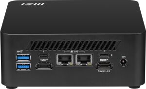 MSI CUBI NUC 1M-267XTR CORE 7 150U 16GB DDR5 1TB SSD FDOS SIYAH MINI DT PC