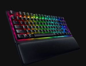 RZ03-03940300-R3M1 Huntsman V2 Tenkeyless - Clicky Optik Anahtar - ABD - Siyah Klavye