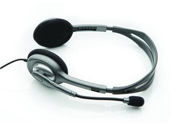Logitech 981-000271 H110 Stereo Kulaküstü Gri Kulaklık