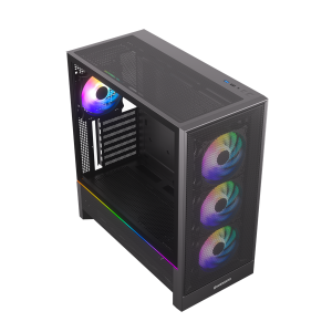 GAMEBOOSTER 750W 80+ BRONZE MYSTRAL JBST-GBJML03 4-ARGB Fanlı Gaming EATX PC Kasası