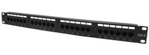 Teldata 24 Port Cat6 Utp Patch Panel Dolu