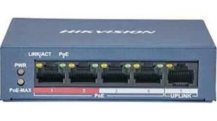 Hilook NS-0105P-35B 5 Port Megabit 4 Port PoE 35W +1 Port Megabit UplinkSwitch