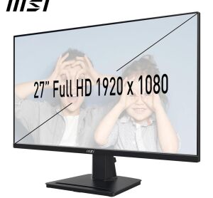 Msi 27 Pro MP275 Kurumsal Monitör Flat FHD IPS 100Hz 1ms Anti-Glare Siyah Monitör